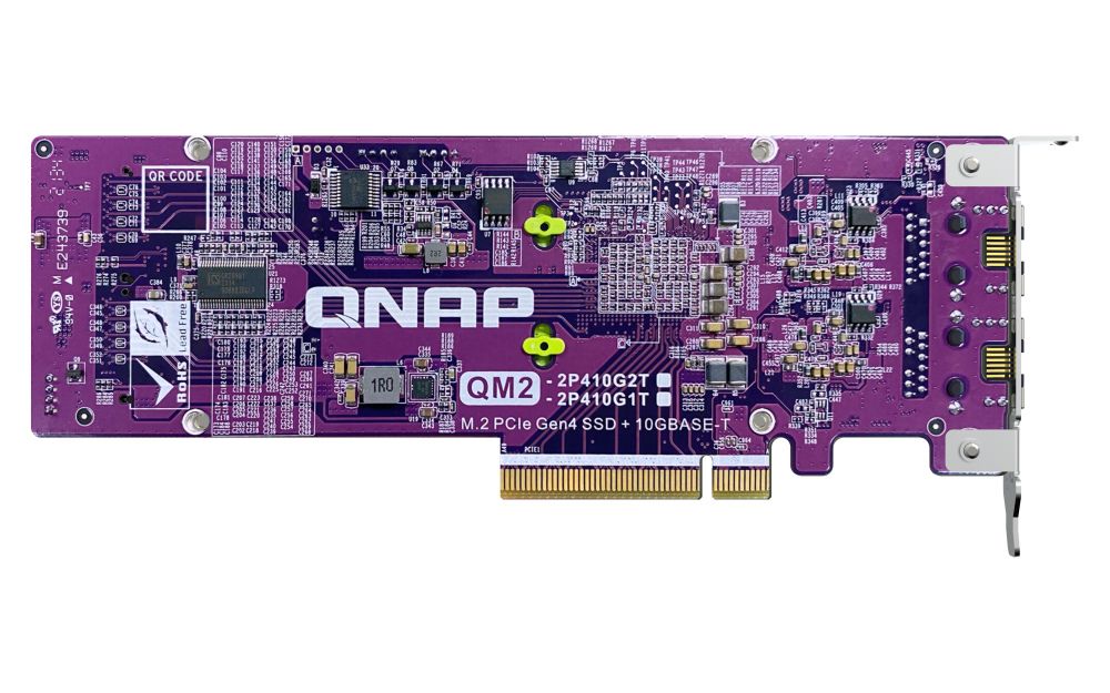 QNAP QM2-2P410G2T