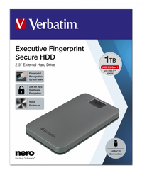 Thumbnail for Verbatim Executive Fingerprint Secure Hard drive 1TB