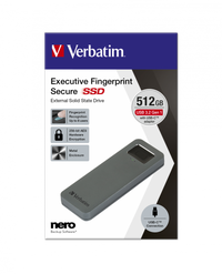 Thumbnail for Verbatim Executive Fingerprint Secure SSD with Encryption ( 512GB)