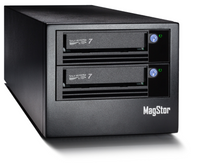 Thumbnail for MagStor DUAL LTO7 HH SAS External Desktop Tape Drive 6TB LTFS , SAS-HL7-DUAL LTO-7 TAA