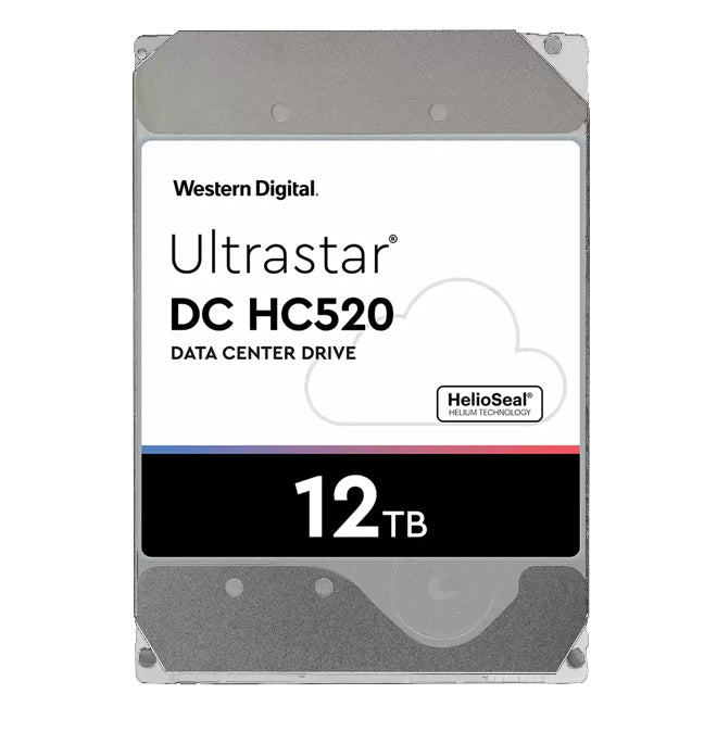 WD Ultrastar 12TB SATA Enterprise Hard Drive - Helium  HC520 Dubai UAE