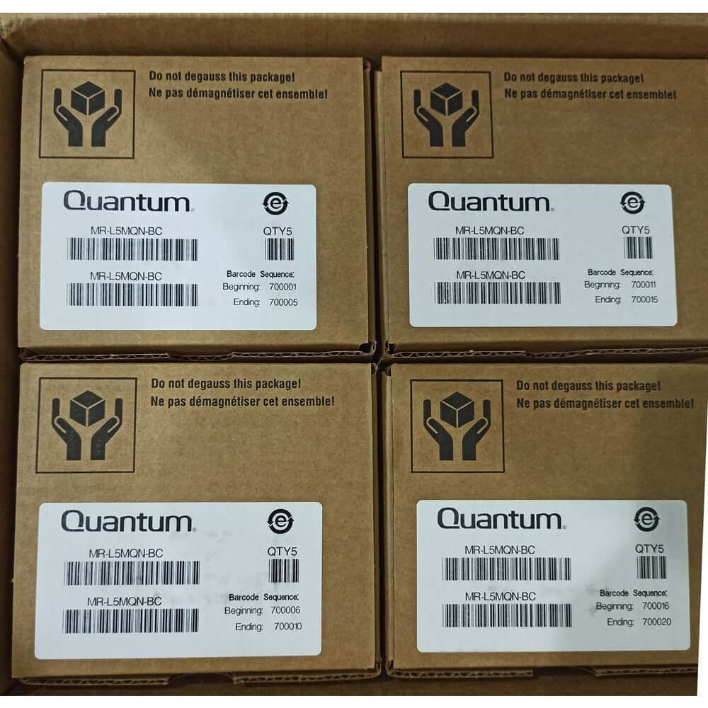 Quantum LTO-5 : 1.5/3.0TB Pre Labelled 20 Pack Ultrium Tapes (MR-L5MQN-BC) Dubai UAE