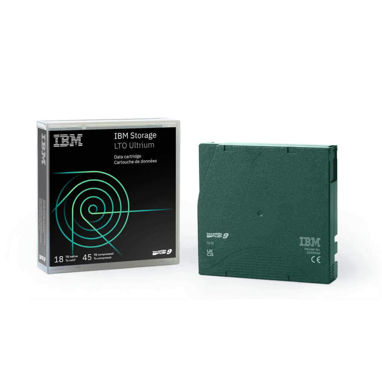 IBM  LTO-9 Ultrium 18TB/45TB Tape cartridge for use in LTO-9 Tape drives Dubai UAE