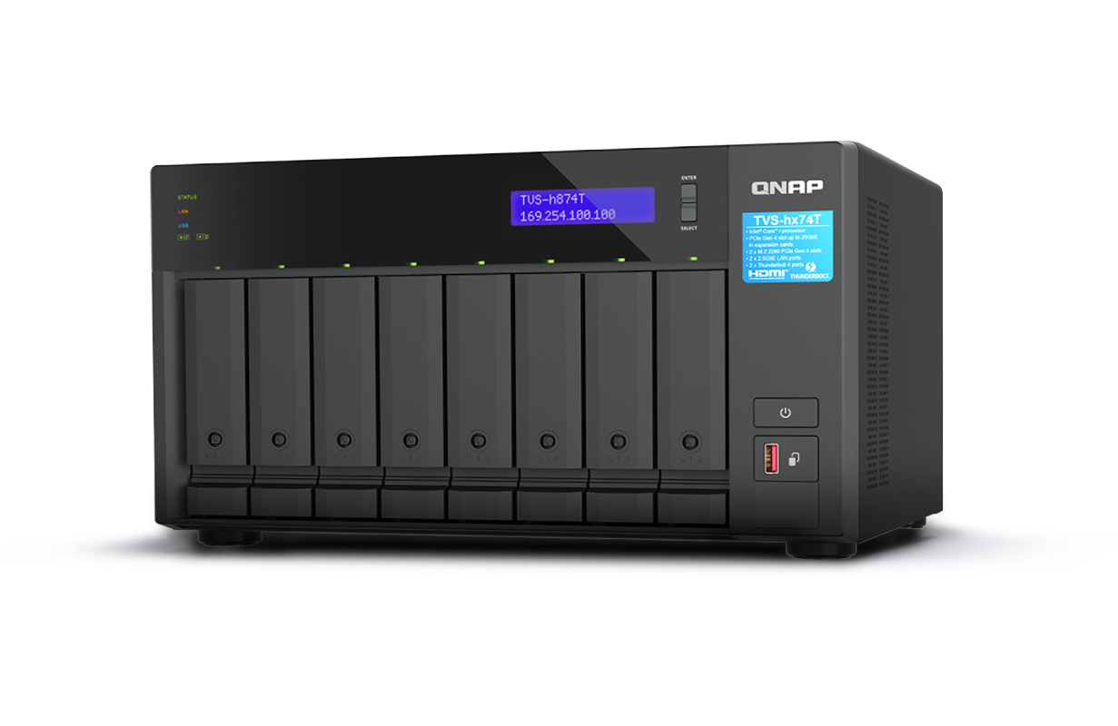 QNAP TVS-h874T i9  Thunderbolt 4 NAS in Dubai UAE