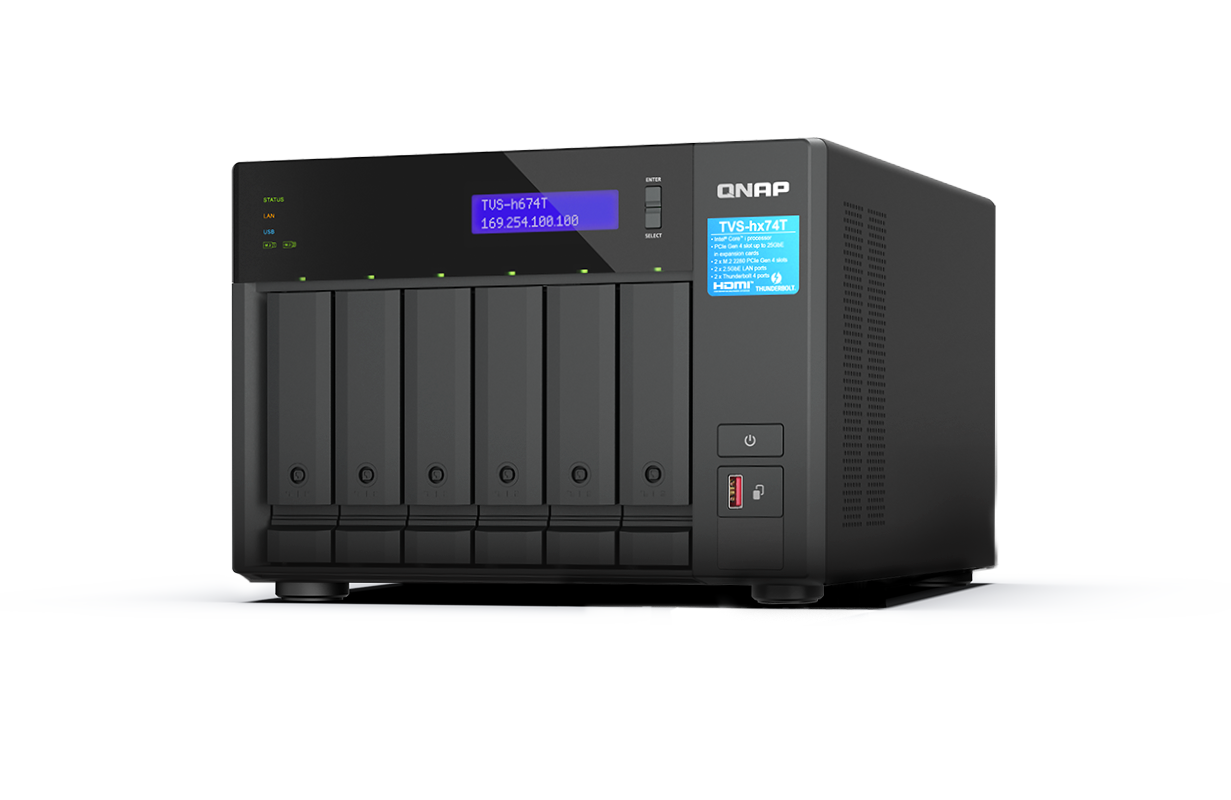 QNAP TVS-h674T Thunderbolt 4 NAS in Dubai UAE